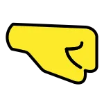 Right Facing Fist SVG Icon